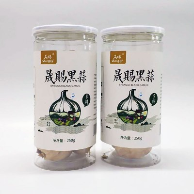 山东金乡厂家现货批发黑蒜多瓣足期发酵250克装肉多颗粒均匀黑蒜图5