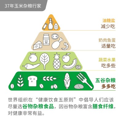 低脂玉米片300g /袋 原味干吃零食营养早餐冲泡即食谷物杂粮代餐图3