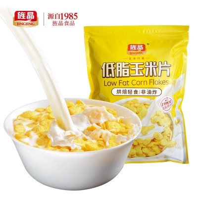 低脂玉米片300g /袋 原味干吃零食营养早餐冲泡即食谷物杂粮代餐图5