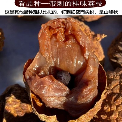 新货桂味荔枝干 高州特产干荔枝肉核小肉厚荔枝干零食干果50 0g袋图4