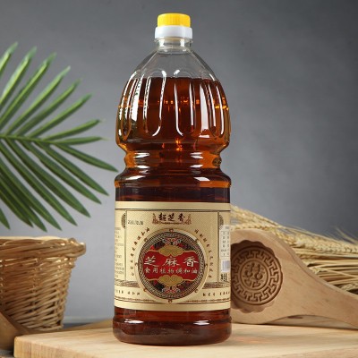 超芝香芝麻香食用植物调和油5L桶装拌菜拌汤调味火锅油碟商用调料