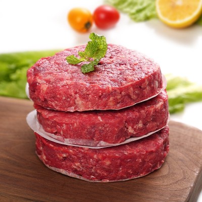 澳洲原料黑椒牛肉饼新鲜早餐汉堡肉饼6片