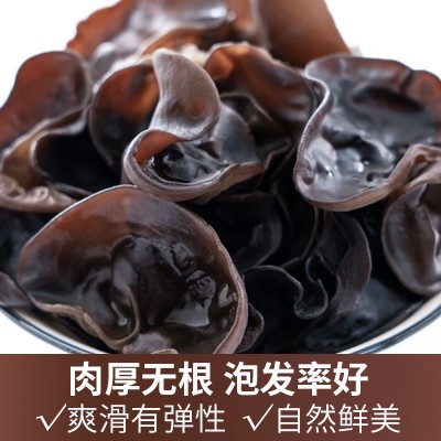 秦岭黑木耳秋耳碗耳干货小木耳礼盒餐饮食用菌250g装批发一件代发图3
