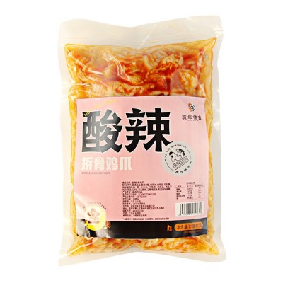 酸辣柠檬非无骨鸡爪2斤10斤大袋商用装去骨脱骨凤爪酒店 餐饮批发图5