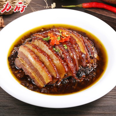 力厨常温梅菜扣肉500g*4碗真空即食卤肉制品工厂一件代发批发爆品图3