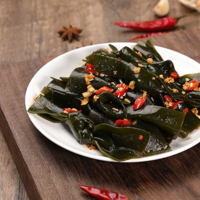 海带结开袋即食香辣味醋香味凉拌粉风味下饭菜休闲小吃零食小包装图2