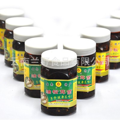 【兰野食品】油鸡枞菌 松茸菌 牛肝菌460g/瓶*3图2