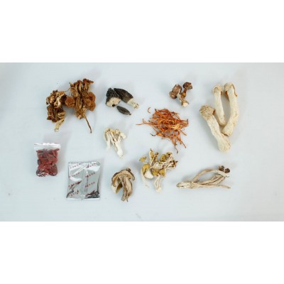【菌汤包】100g 牛肝菌 羊肚菌 竹荪等云南土特产 菌煲汤图2