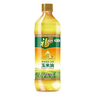 福临门非转基因压榨玉米油900*12瓶玉米胚芽油中粮集团出品图5