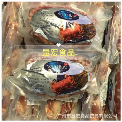 英国熟冻黄金蟹 黄道蟹 冷冻海鲜大螃蟹面包蟹400-600g一件20斤