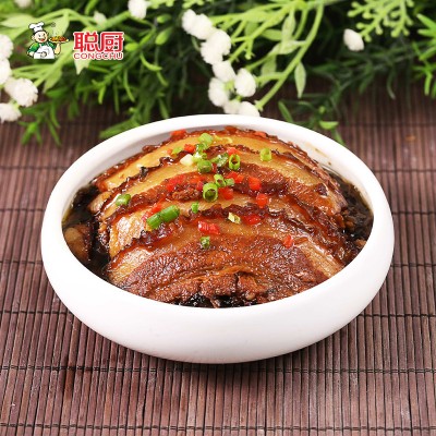 聪厨外卖料理包批发快餐盖浇饭调理包商用小碗菜肴加热即食卤肉饭图2