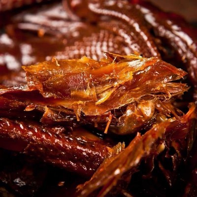 湖南特产俏仔酱板鸭手撕长沙美食特产特辣小吃酱板鸭风干即食300g图2