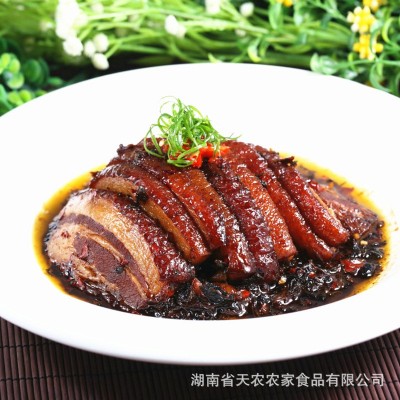 厂家梅菜扣肉半成品商用 冷冻450克预制菜餐饮食材扣肉虎皮扣肉图1