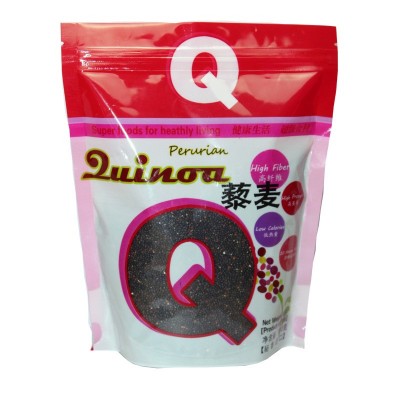 黑藜麦米500g孕妇宝宝粗粮龙芽米奎奴亚藜非即食五谷杂粮黑色藜麦图5