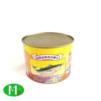 丽仕皇冠油浸金枪鱼罐头/皇冠金枪鱼/油浸吞拿鱼 1880G 金菲利