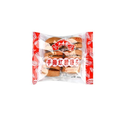 大丰斋手撕红糖馒头500g 手工馒头早餐酒店特色速冻半成品6个装图5