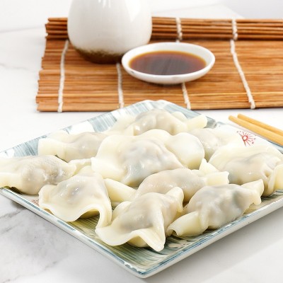 厂家定制批发青椒海鲜菇净素水饺多口味批发冷冻食品方便速冻饺子图3
