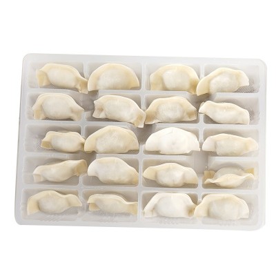 厂家定制批发青椒海鲜菇净素水饺多口味批发冷冻食品方便速冻饺子图4