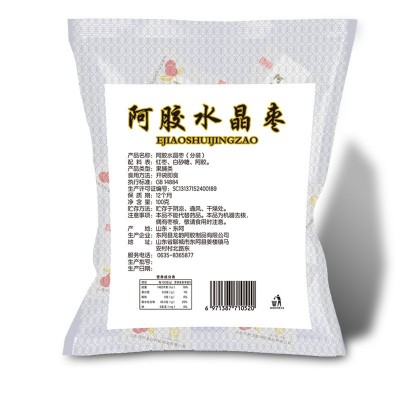 东阿特产 厂家直销 阿胶水晶枣100g袋装支持代发批发混批图5