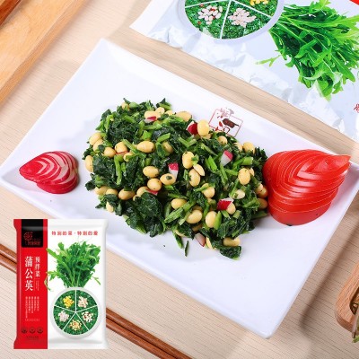 特别菜园蒲公英预拌菜230g家宴凉拌菜熟食预制菜懒人速食食品批发图3