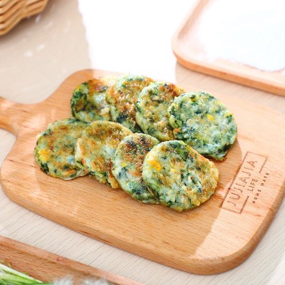 特别菜园蒲公英小煎饼270g包营养早餐萝卜玉米鸡蛋菜饼家装批发