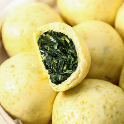 】黄金蒲公英菜团子600g荠菜槐花菜团野菜健康 早餐批发