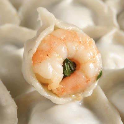 【鲅鱼三盒装】鲅鱼水饺 手工虾仁饺子批发 海鲜水饺 冷链发货图4