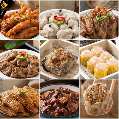 广式干蒸烧麦速冻食品虾仁烧麦冬菇干蒸鲜肉烧麦酒楼商用半成品图2