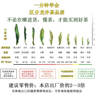 龙井茶杭州厂家直供绿版龙井茶龙井43号品种散茶批发炒青绿茶叶图2
