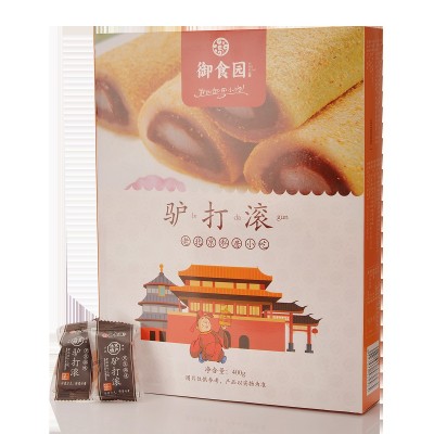 御食园 北京特产传统小吃 驴打滚礼盒装400g 零食糕点 休闲食品图4