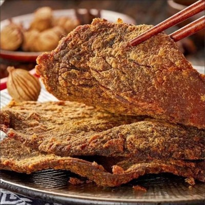 牛肉干 牛肉片内蒙手撕风干五香香辣原切休闲代发厂家直销批发图4