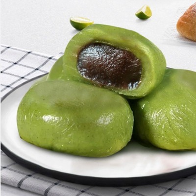 青团批发吃的食品艾草青团摆摊小吃传统糕点散装蛋黄肉松青团定制图3