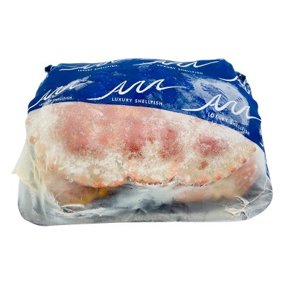 英国面包蟹冷冻超大黄道蟹 爱尔兰黄金蟹海鲜水产肉质丰满膏蟹