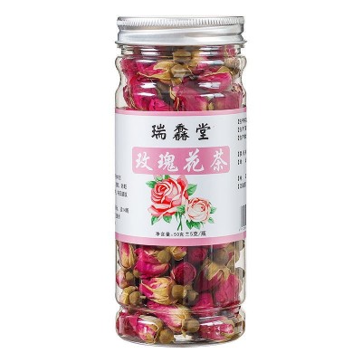 批发玫瑰花茶罐装农产品 一件代发量大从优新货玫瑰花茶平阴玫瑰图5