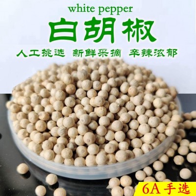 包邮海南特产白胡椒粒500g白胡椒子颗粒可打散粉调料香料商用家用图2