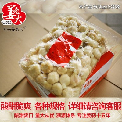 糖醋蒜十斤糖蒜头泡蒜甜蒜大蒜头腌制泡蒜糖醋蒜头大蒜餐饮下饭菜图3