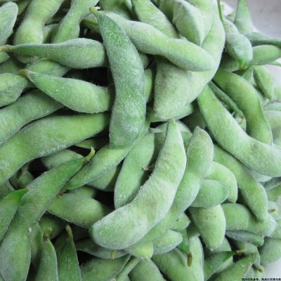 新鲜毛豆荚冷冻带皮毛豆冷冻冻食品毛豆冻蔬菜批发编织袋包装图2