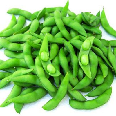 新鲜毛豆荚冷冻带皮毛豆冷冻冻食品毛豆冻蔬菜批发编织袋包装图5