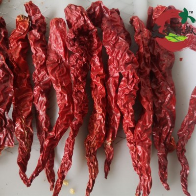 【脱帽】新疆纵椒二荆条微辣香500g干红辣椒批发香辣皱皮椒辣椒图3