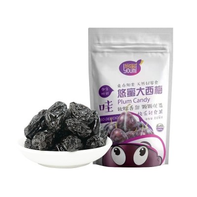 厂货通悠蜜大西梅108g原味袋装独立小包装果干休闲零食西梅干批发图2