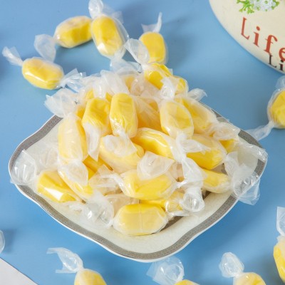 金鲤桥 榴莲糖 榴莲味糖果 水果软糖 休闲食品 喜糖糖果 超市批发图3