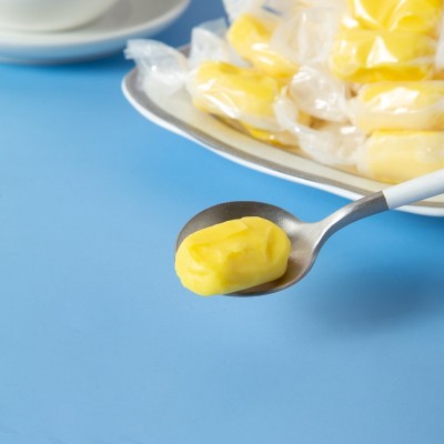 金鲤桥 榴莲糖 榴莲味糖果 水果软糖 休闲食品 喜糖糖果 超市批发图4