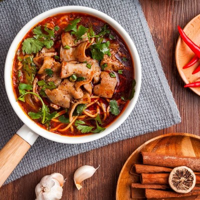 襄阳牛杂面225克/盒牛油面图4
