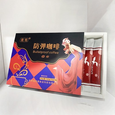 现货生酮防弹咖啡无蔗糖速溶黑咖啡 代餐饱腹能量黑咖啡源头工厂图4