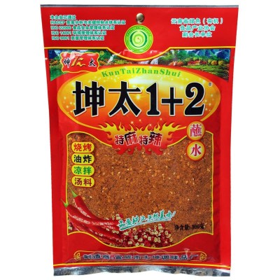 坤太1+2云南蘸水辣椒面烧烤调味贵州烙锅五香粉四川火锅烤肉干碟图4