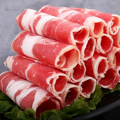 乌珠穆沁原切羔羊肉卷火锅餐饮食材厂家批发特价直供自营草原牧场