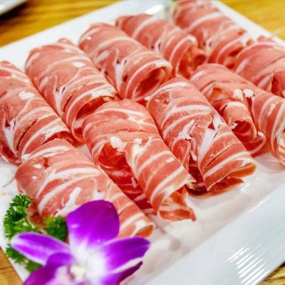 乌珠穆沁原切羔羊肉卷火锅餐饮食材厂家批发特价直供自营草原牧场图4