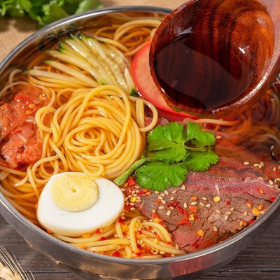 厂家OEM代加工玉米面朝族冷面325g/袋待煮面条东昂食品玉米冷面图2