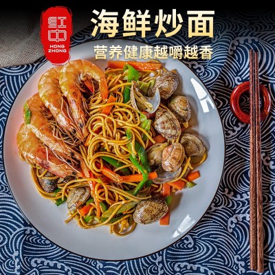 碱水面面条批发武汉热干面凉面炸酱面干拌面5斤/筒1.75mm厂家图2