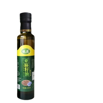 厂家直供晚美亚麻籽油250ml食用油小瓶家用商用炒菜油宝宝孕妇油图4